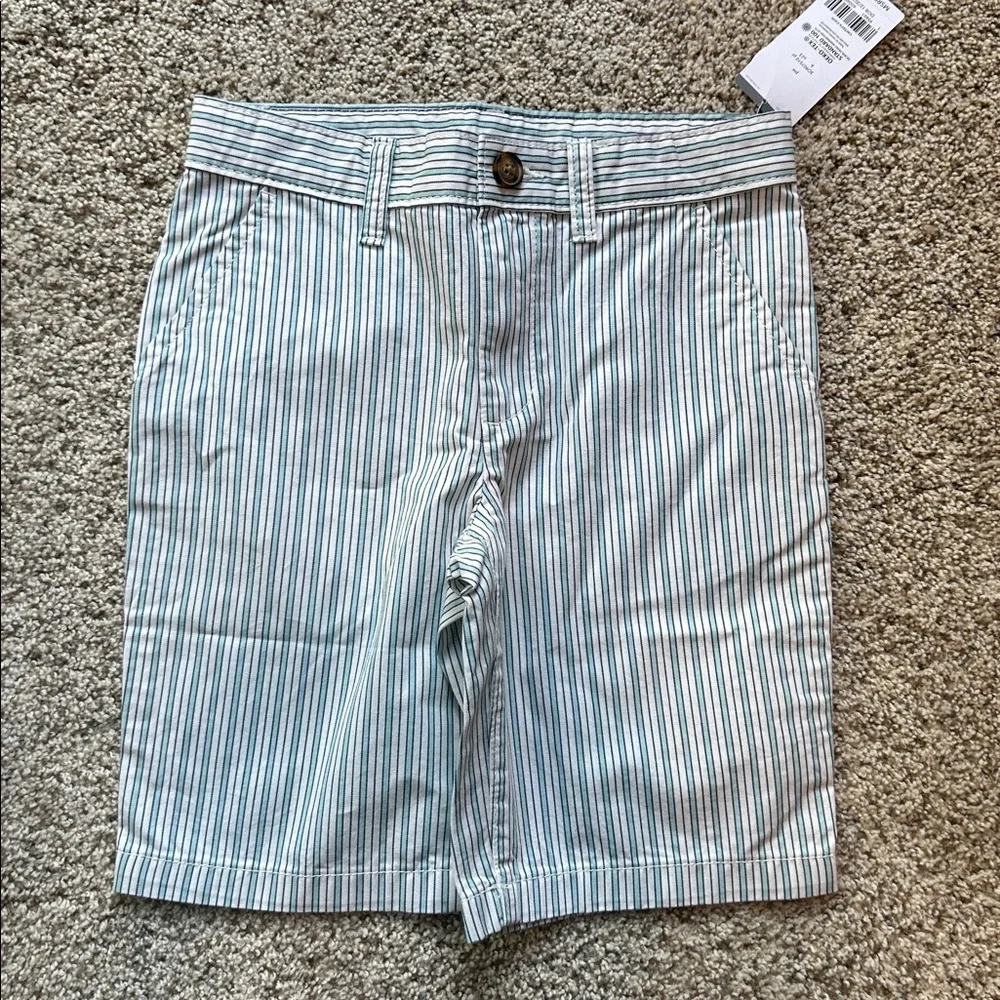 2 - NWT Carter's Bright Blue and White/Teal Shorts size 6 - Picture 5 of 8